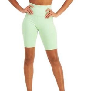 Ideology Womens High Rise Side Pockets 10" Biker green, S